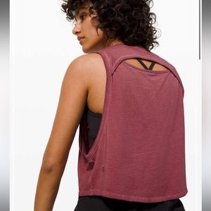 Lululemon Cut Back Crop Tank *Wash